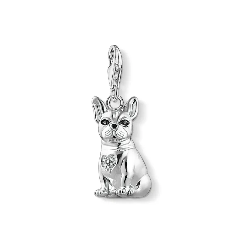 Thomas Sabo Charm Pendant French Bulldog Silver
