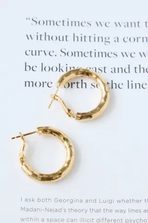 Through My Eyes Earrings Gold