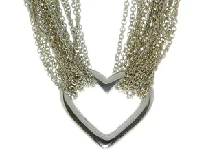 Tiffany & Co. Multi-Strand Heart Chain Necklace