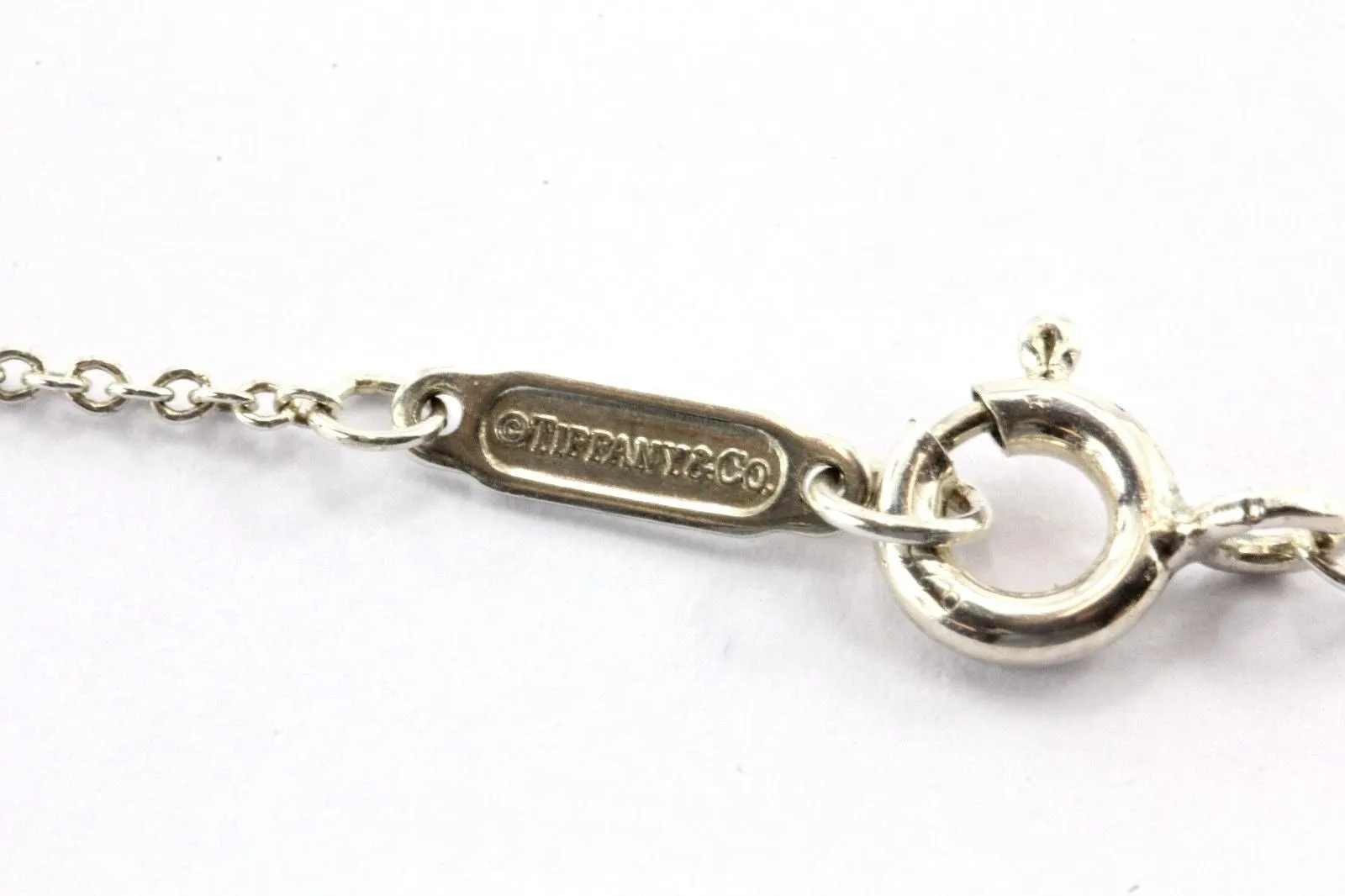 Tiffany & Co Sterling Silver I LOVE YOU LET ME COUNT Double Heart Tag Necklace