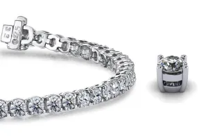 Timeless Dreams Lab-Grown Diamond Tennis Bracelet with 21.75 ct.(finished) 5.7mm