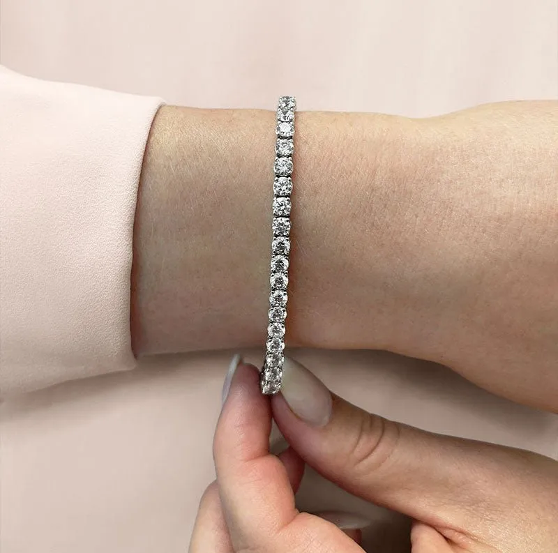 Timeless Dreams Lab-Grown Diamond Tennis Bracelet with 3.78 ct.(finished) 2.5mm