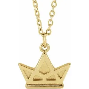 Tiny Crown 16-18" Necklace 87466