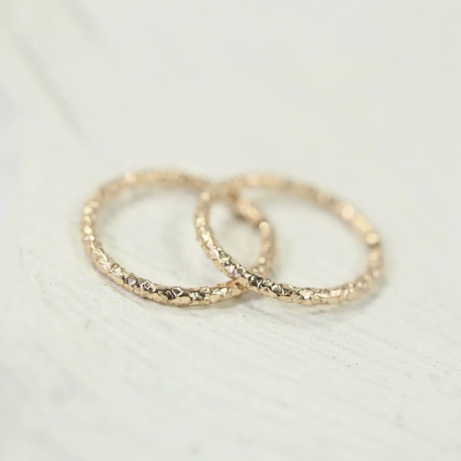 Tiny Hoop Earring Faceted Endless - Choose Your Diameter, Gauge, Metal, Hoops For Men & Women