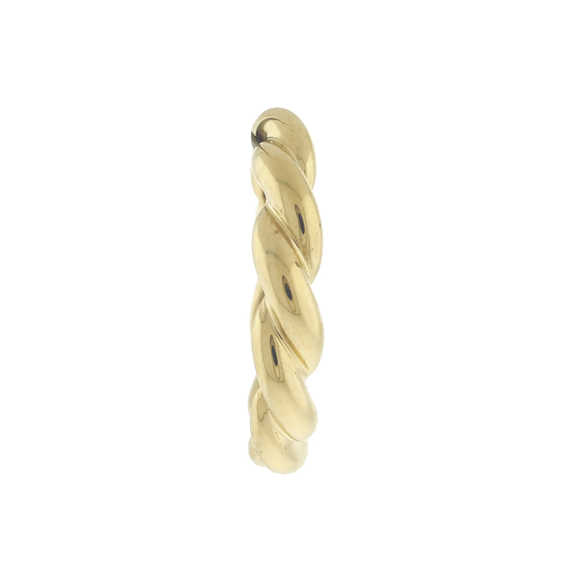 Twist 18k gold ring