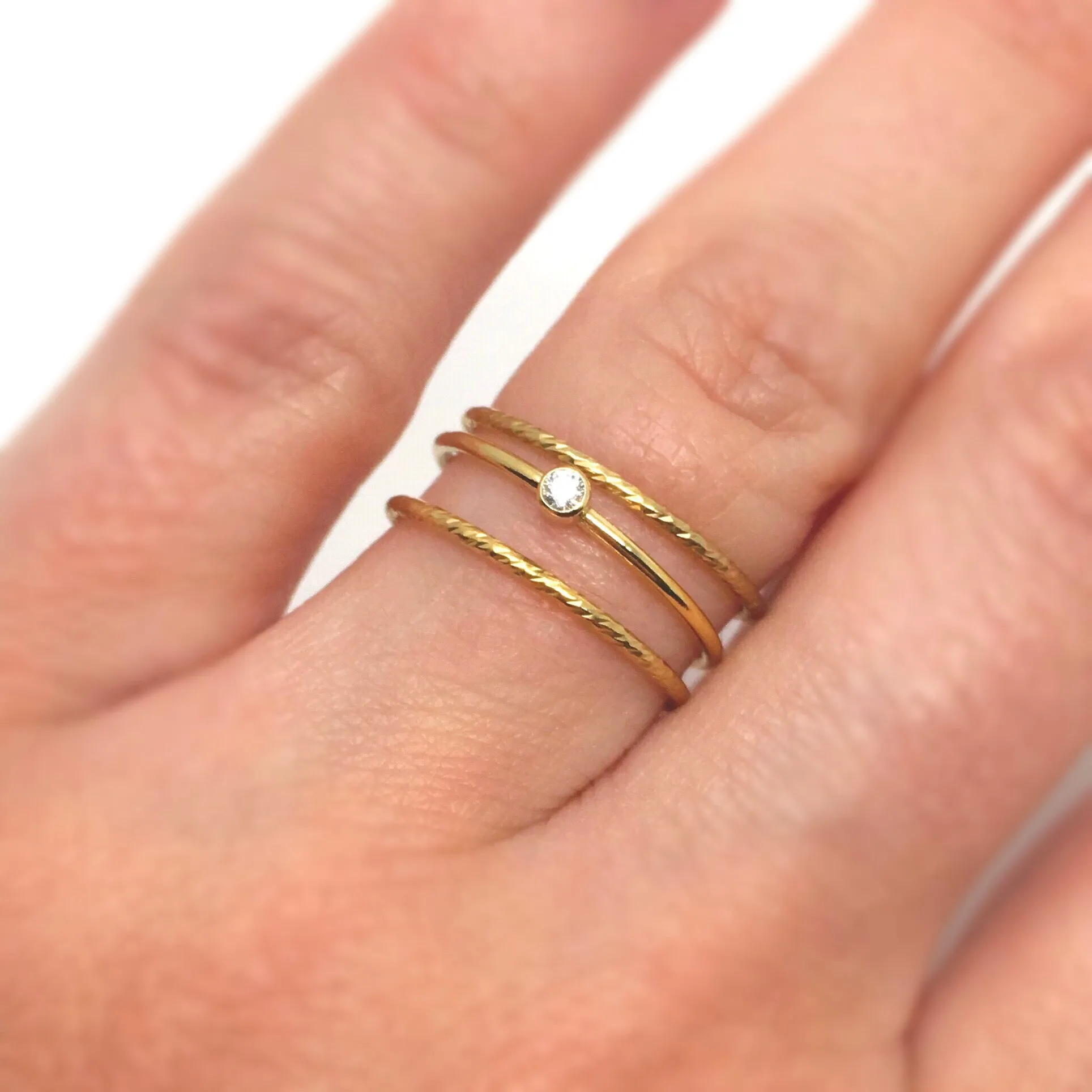 Twist and Stack Ring | Gold