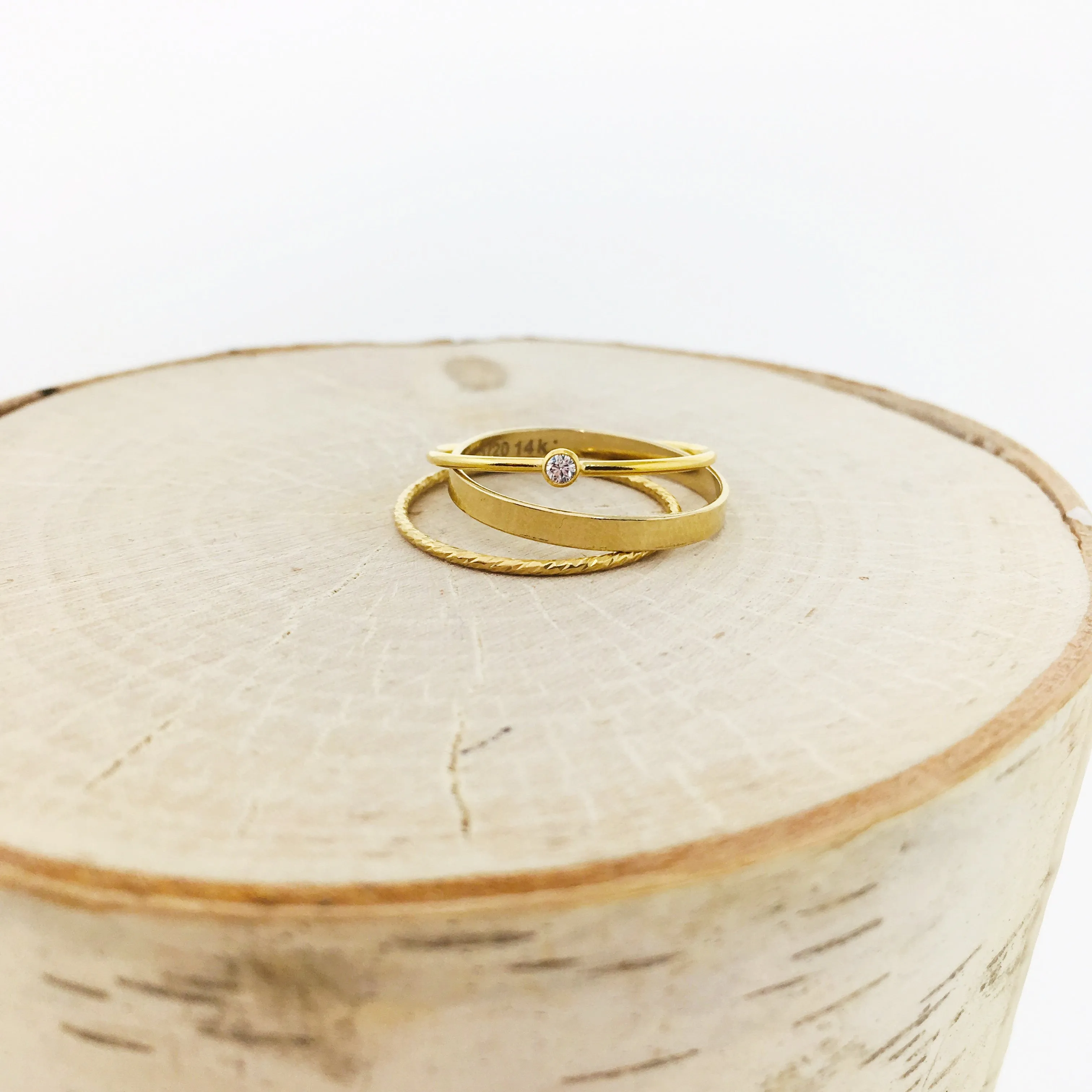 Twist and Stack Ring | Gold