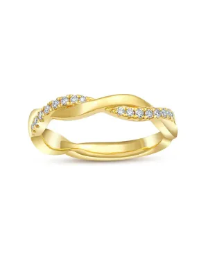Twist Diamond Ring
