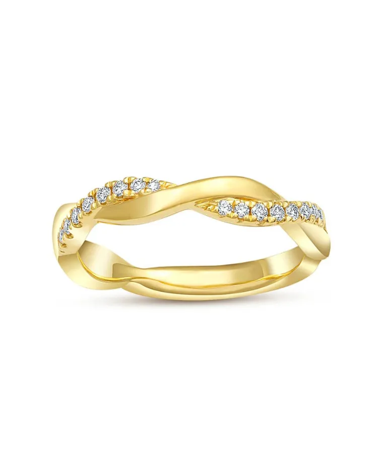 Twist Diamond Ring