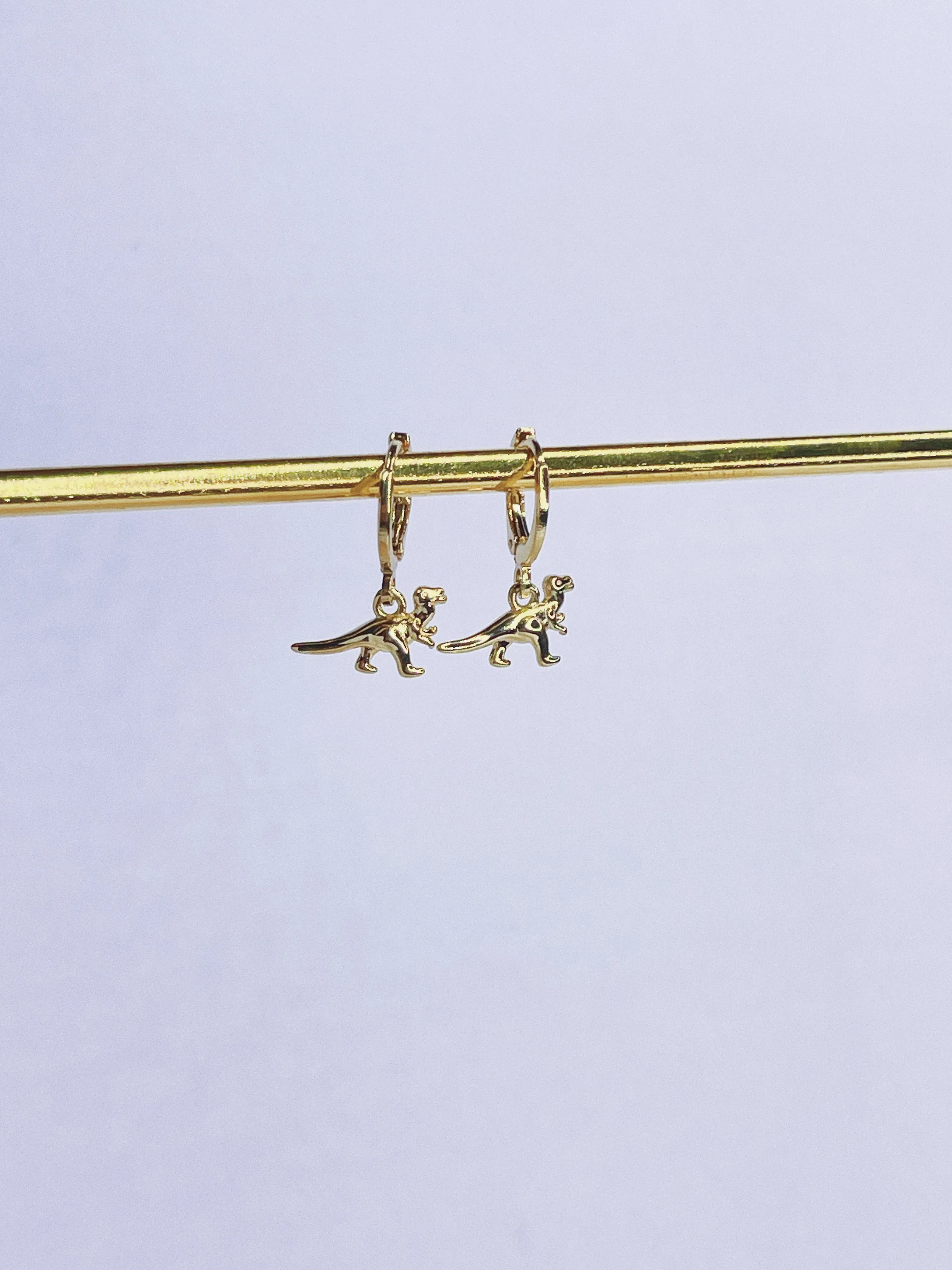 Tyrannosaurus Rex Dino Huggie Earrings