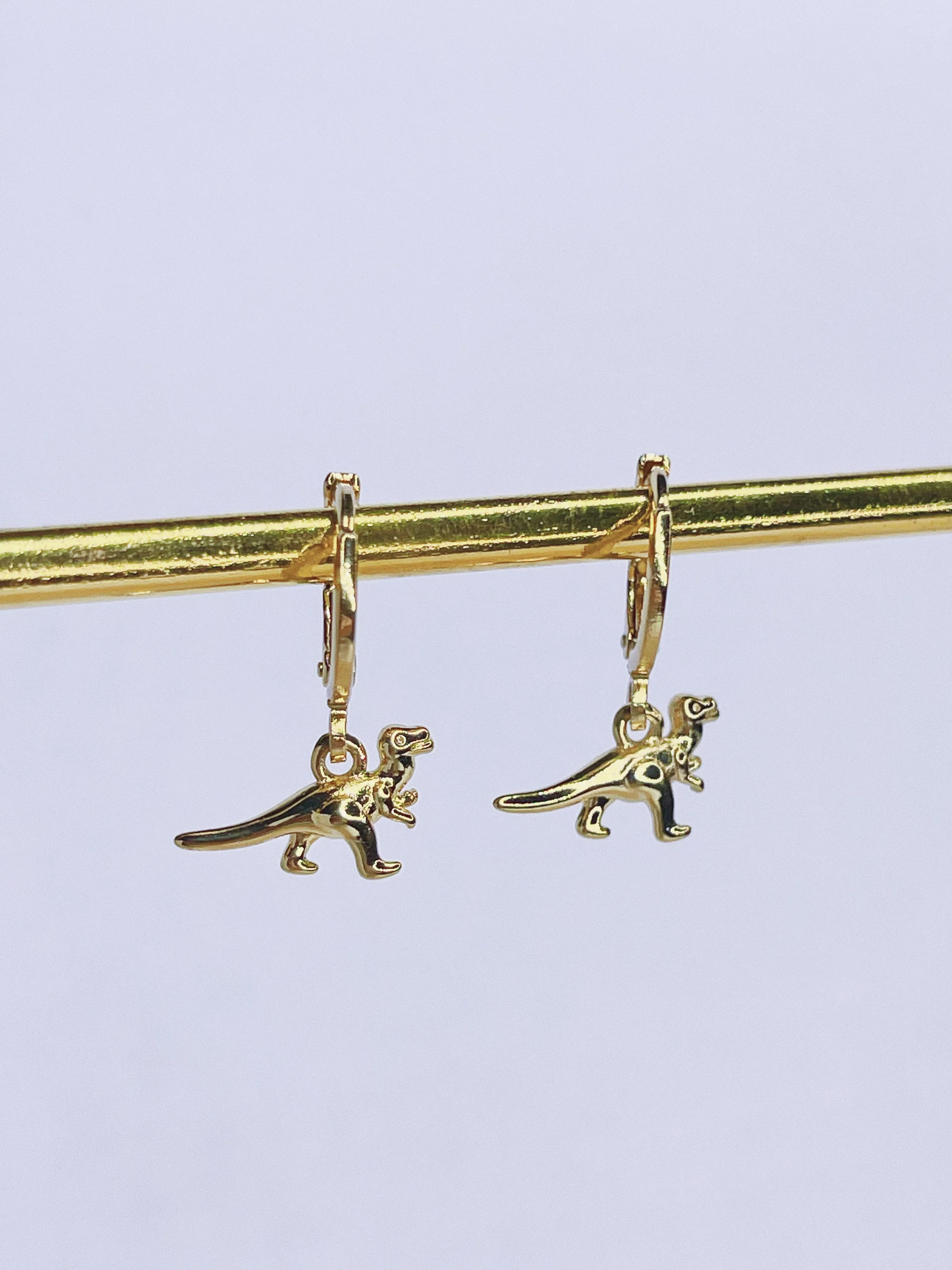 Tyrannosaurus Rex Dino Huggie Earrings