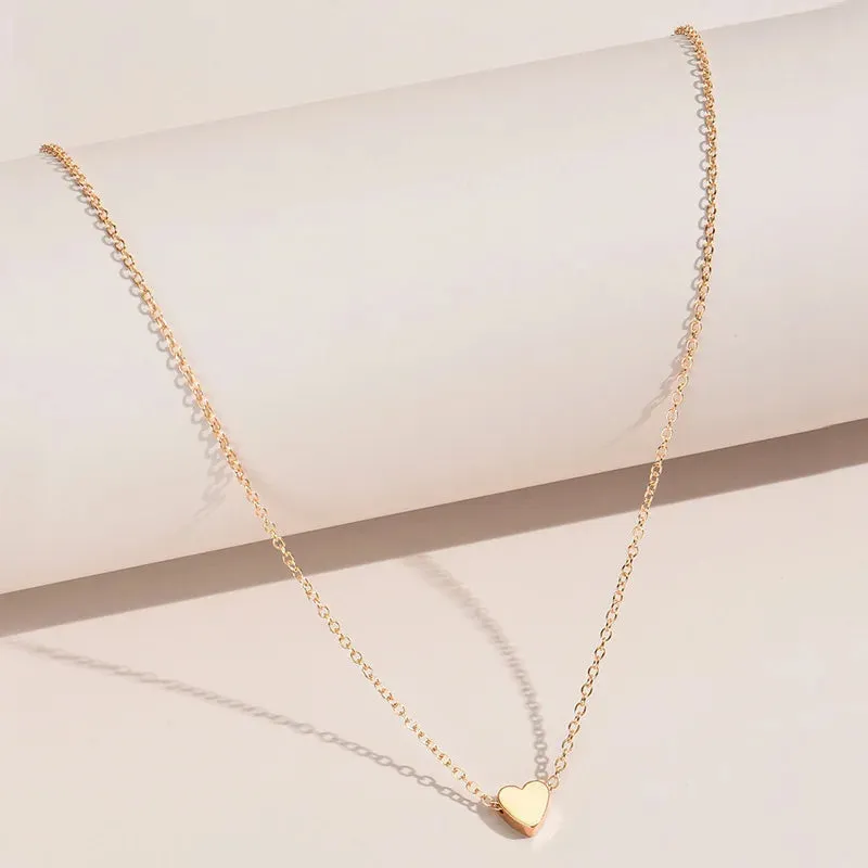 Unique Double Layer Black Love Heart Neckaces Women Exquisite Light Luxury Zircon Necklace Jewelry Party Gifts