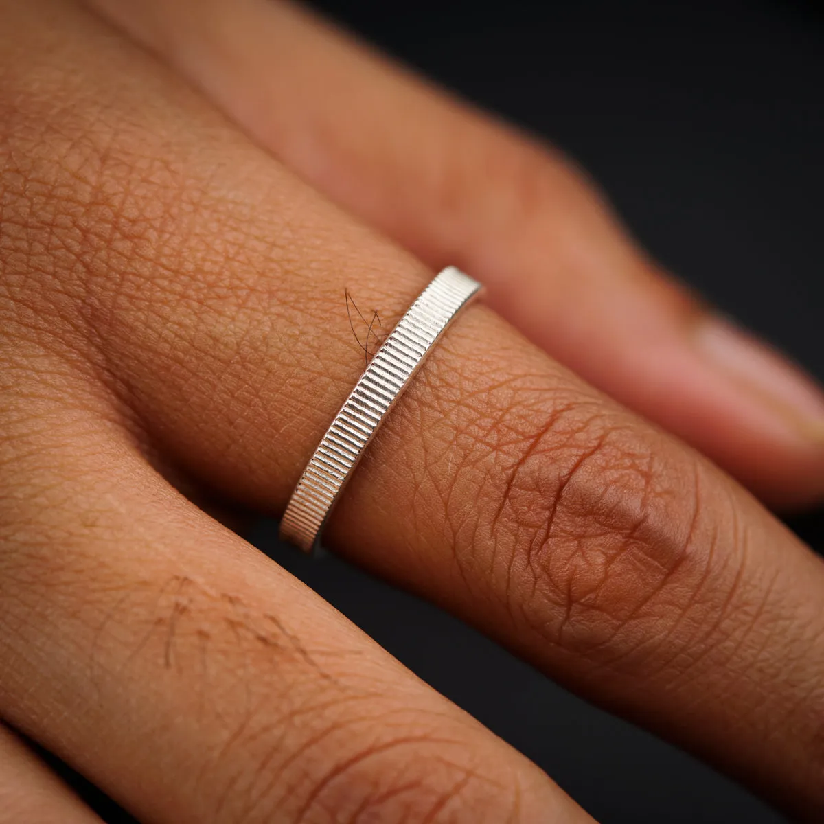 Unisex Silver Ring