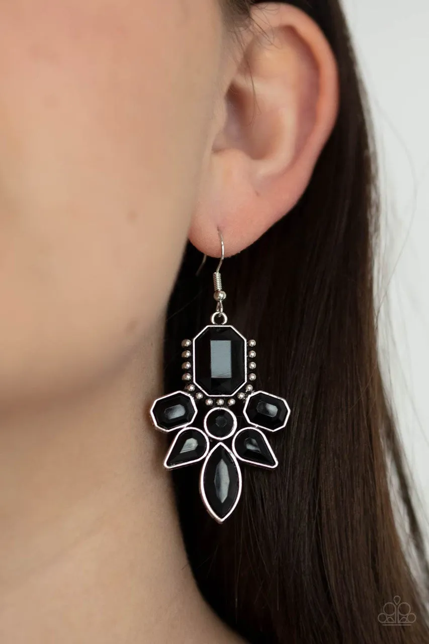 Vacay Vixen Black Paparazzi Earrings