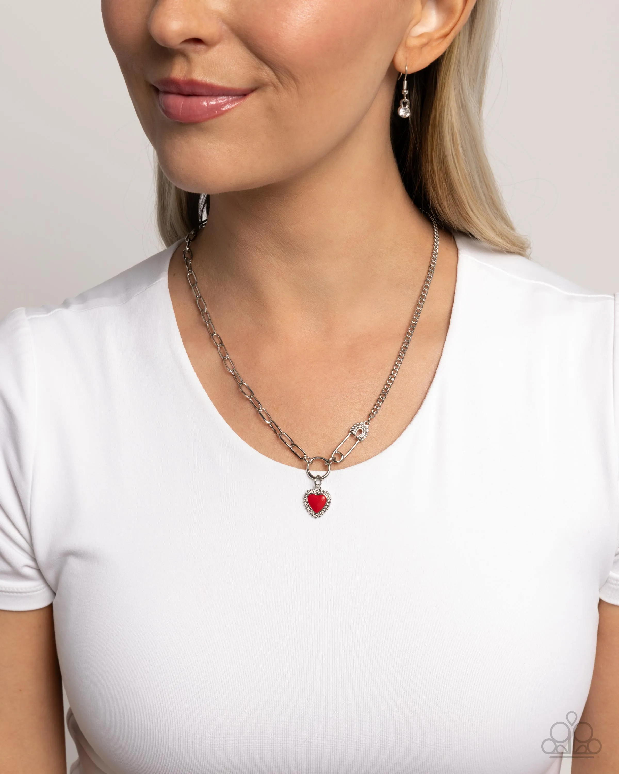 Valuable Valor - Red - Necklace