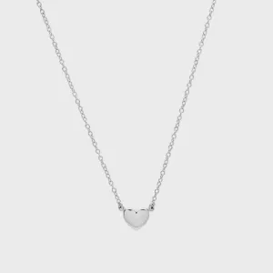 Verona Sterling Silver Full Heart Necklace
