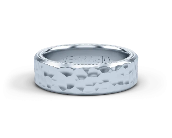Verragio Hammered Men's Wedding Band