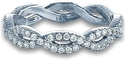 Verragio Pave Twist Diamond Wedding Band
