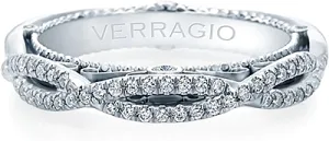 Verragio Twist Diamond Wedding Band