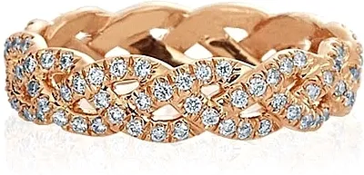 Verragio Twist Diamond Wedding Band