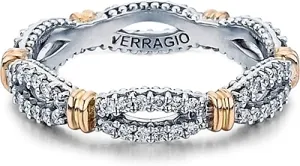 Verragio Twist Diamond Wedding Band