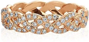 Verragio Twist Diamond Wedding Band