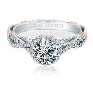 Verragio Twist Shank Diamond Engagement Ring