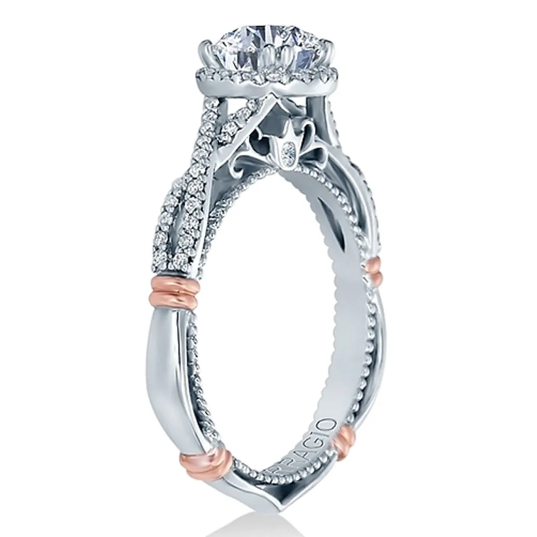 Verragio Twist Shank Diamond Engagement Ring