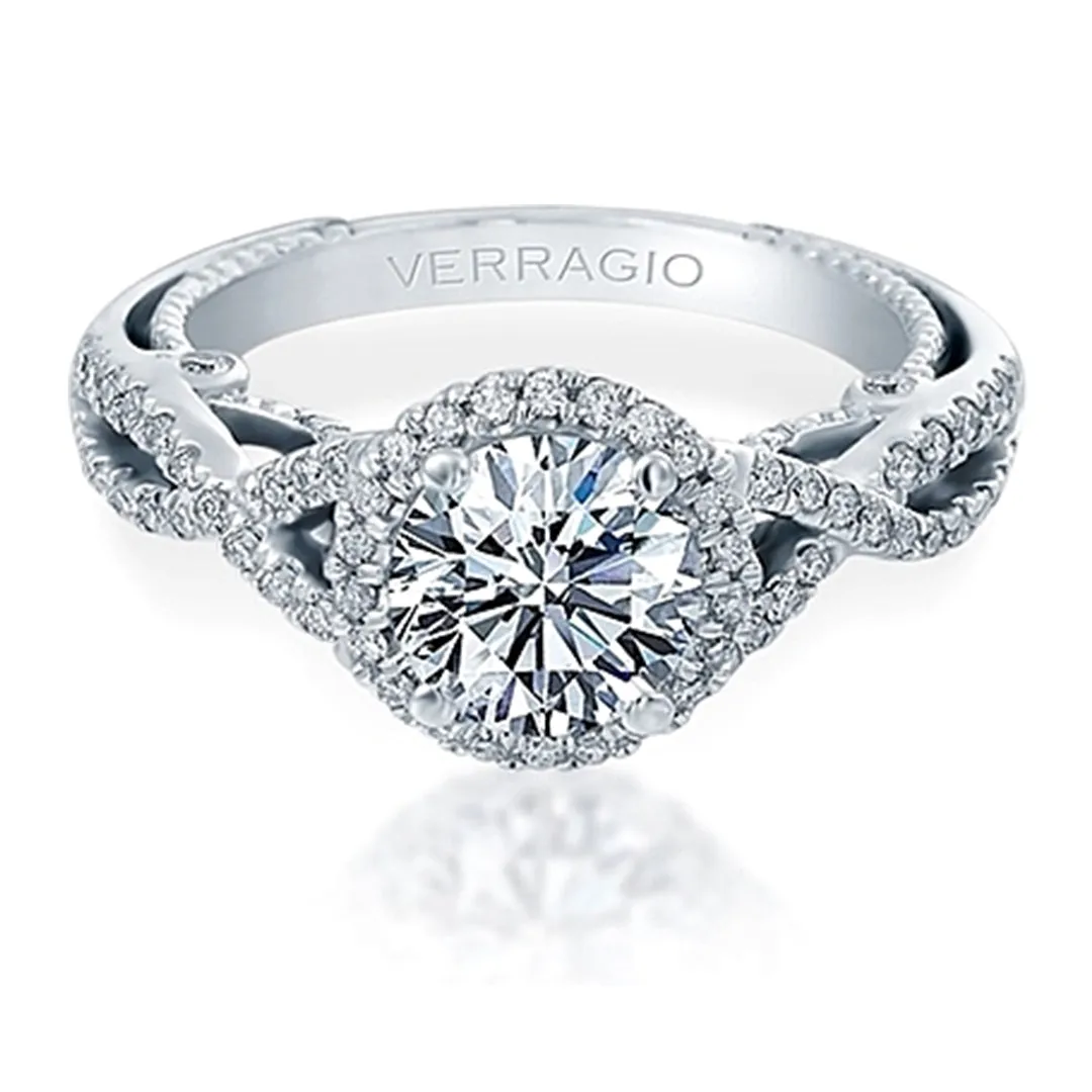 Verragio Twist Shank Diamond Engagement Ring
