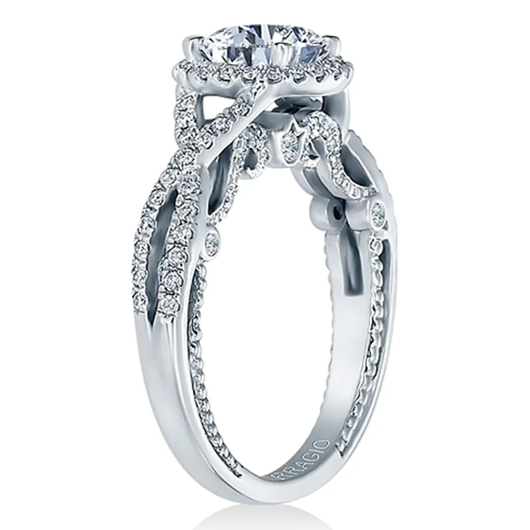 Verragio Twist Shank Diamond Engagement Ring