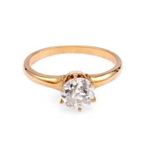 Victorian Diamond Solitaire Ring
