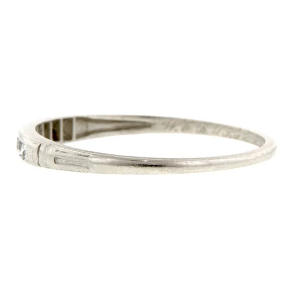 Vintage Diamond Wedding Band