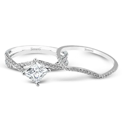 Wedding Set in 18k Gold with Diamonds