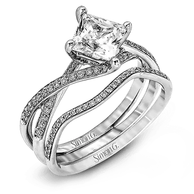 Wedding Set in 18k Gold with Diamonds