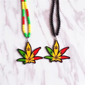 Weed leaf Necklaces