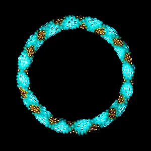 Winter Wizard | Himalayan Glass Bead Bracelet