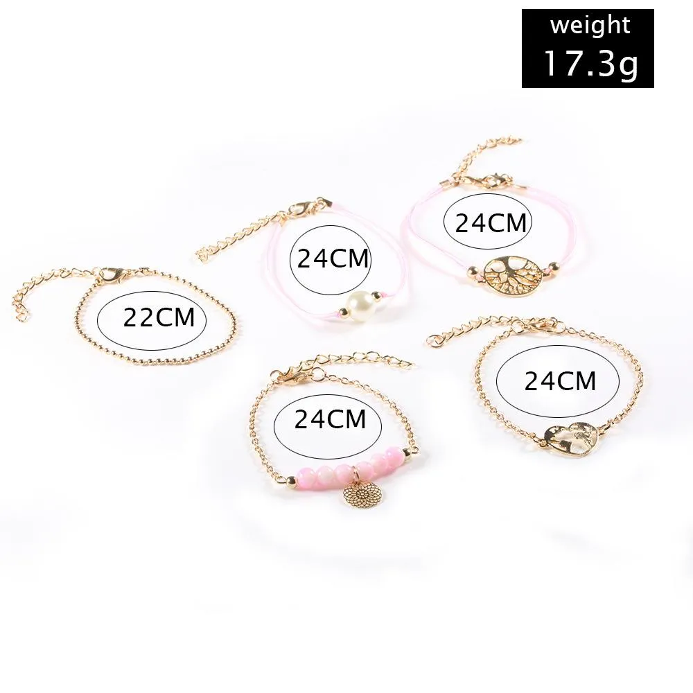 Women of The World Unite 5 Piece Bracelet Set ITALY Design