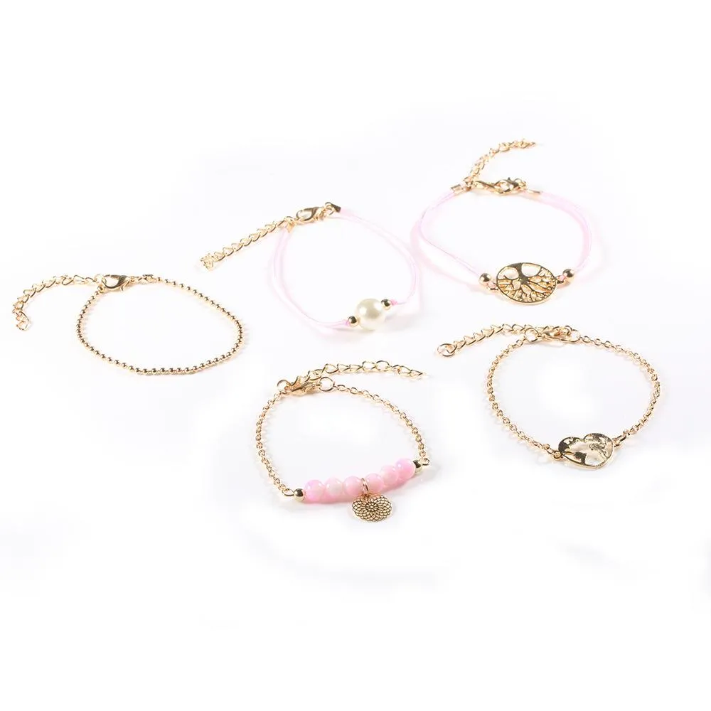 Women of The World Unite 5 Piece Bracelet Set ITALY Design