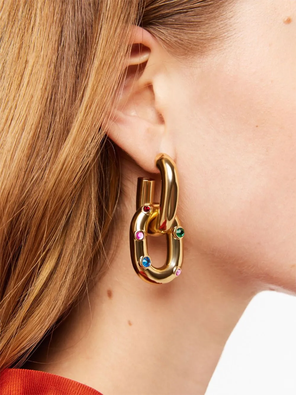 XL Link Hoop Earrings