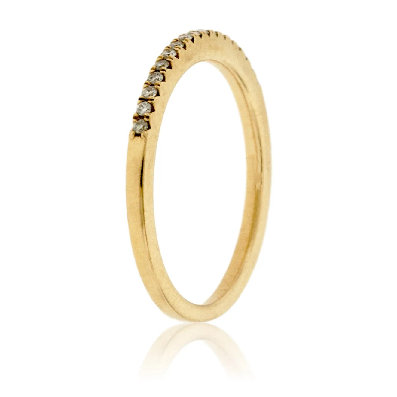Yellow Gold and Diamond Anniversary Band