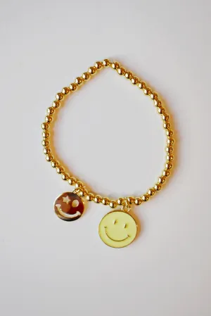 Yellow Smiley Bracelet